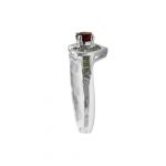 14k-18K White Gold & Ruby-Diamond - Image 4