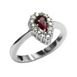 14k-18K White Gold & Ruby-Diamond - Image 2