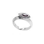 14k-18K White Gold & Ruby-Diamond
