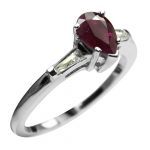 14k-18K White Gold & Ruby-Diamond