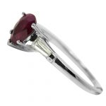 14k-18K White Gold & Ruby-Diamond - Image 3