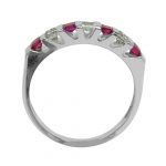 14k-18K White Gold & Ruby-Diamond - Image 4