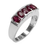 14k-18K White Gold & Ruby - Image 2