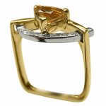 14K-18K Yellow Gold- Topaz- Diamond - Image 4