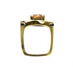 14K-18K Yellow Gold- Topaz- Diamond - Image 2