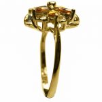 14K-18K Yellow Gold- Topaz- Diamond - Image 3