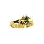 14K-18K Yellow Gold- Turmalin-Diamond - Image 3