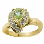 14K-18K Yellow Gold- Turmalin-Diamond - Image 3