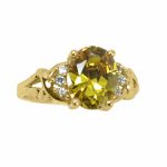 14K-18K Yellow Gold- Turmalin-Diamond