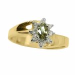 14K-18K Yellow Gold- Turmalin-Diamond - Image 3