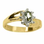 14K-18K Yellow Gold- Turmalin-Diamond - Image 2