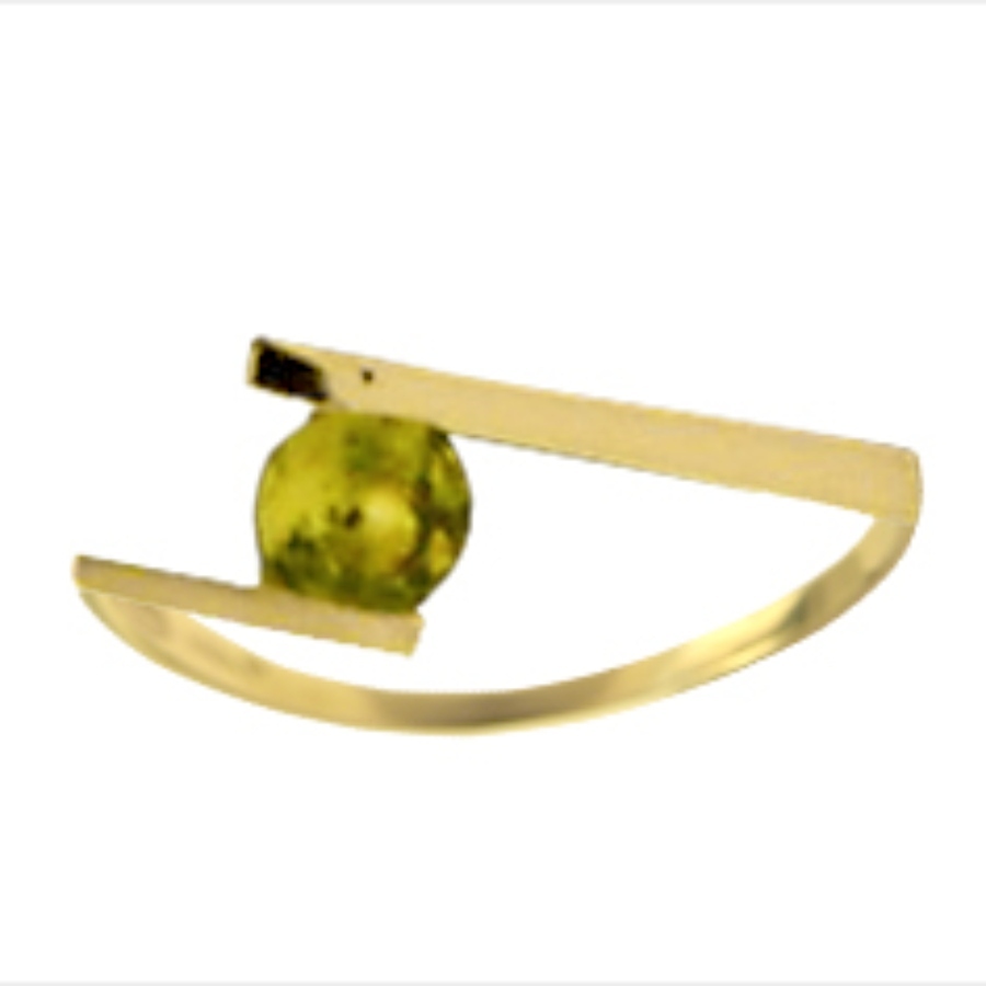 RTU1009 14K-18K Yellow Gold- Turmalin- �750.Aqua 14K-18K Yellow Gold- Turmalin - Image 1