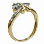 14K-18K Yellow Gold Tanzanite- Diamond - Image 3
