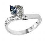4K-18K White Gold Tanzanite-Diamond - Image 3