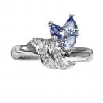 14K-18K White Gold Tanzanite-Diamond - Image 4