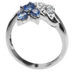 14K-18K White Gold Tanzanite-Diamond - Image 5
