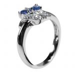 14K-18K White Gold Tanzanite-Diamond - Image 2