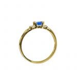 14K-18K Yellow Gold Tanzanite -Diamond - Image 3