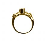 14K-18K Yellow Gold Tanzanite -Diamond - Image 2