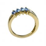 14K-18K Yellow Gold Tanzanite -Diamond