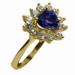 14K-18K Yellow Gold Tanzanite-Diamond - Image 4