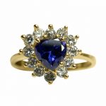 14K-18K Yellow Gold Tanzanite-Diamond - Image 3