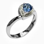 14K-18K White Gold Tanzanite-Diamond - Image 4