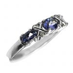 14K-18K White Gold Tanzanite-Diamond - Image 4