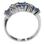 14K-18K White Gold Tanzanite-Diamond - Image 2